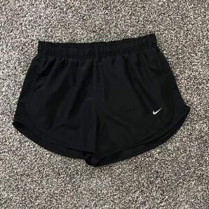Nike Black Athletic Shorts with Elastic Waistband